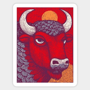 Sacred White Buffalo | The Great Spirit Animal Sticker